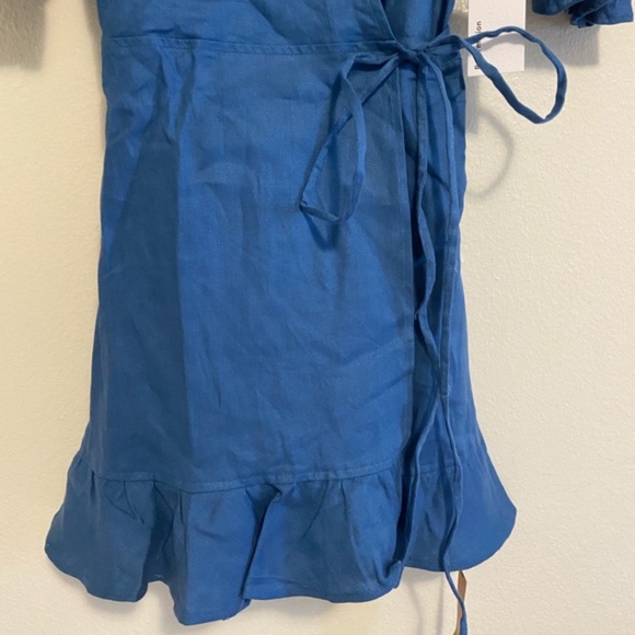 REFORMATION- Carmelo Wrap Mini Dress (NWT) - Picture 8 of 15